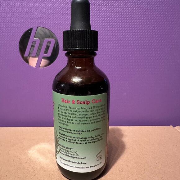 Mielle Rosemary Mint Scalp & Hair Strengthening Oil - 2fl oz - 59ml - NEW - Picture 2 of 3